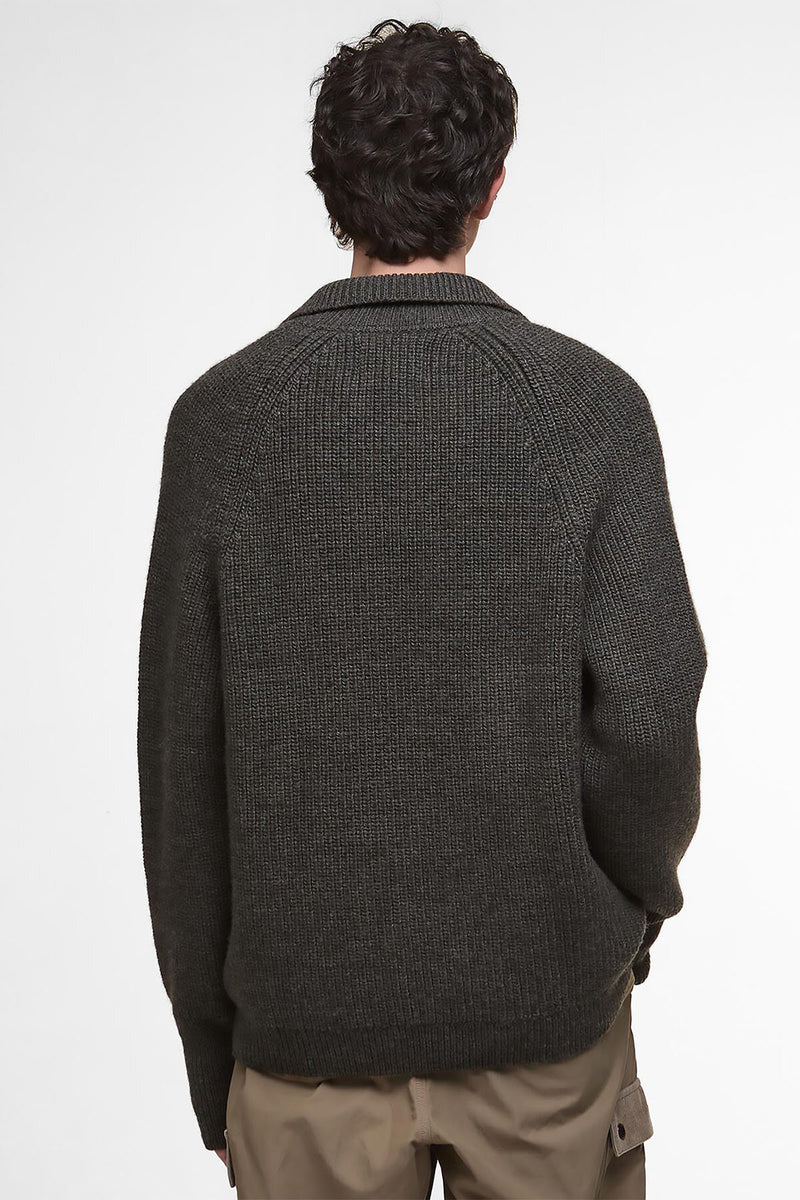 Barbour Garthman Knitted Zip-Up Jumper