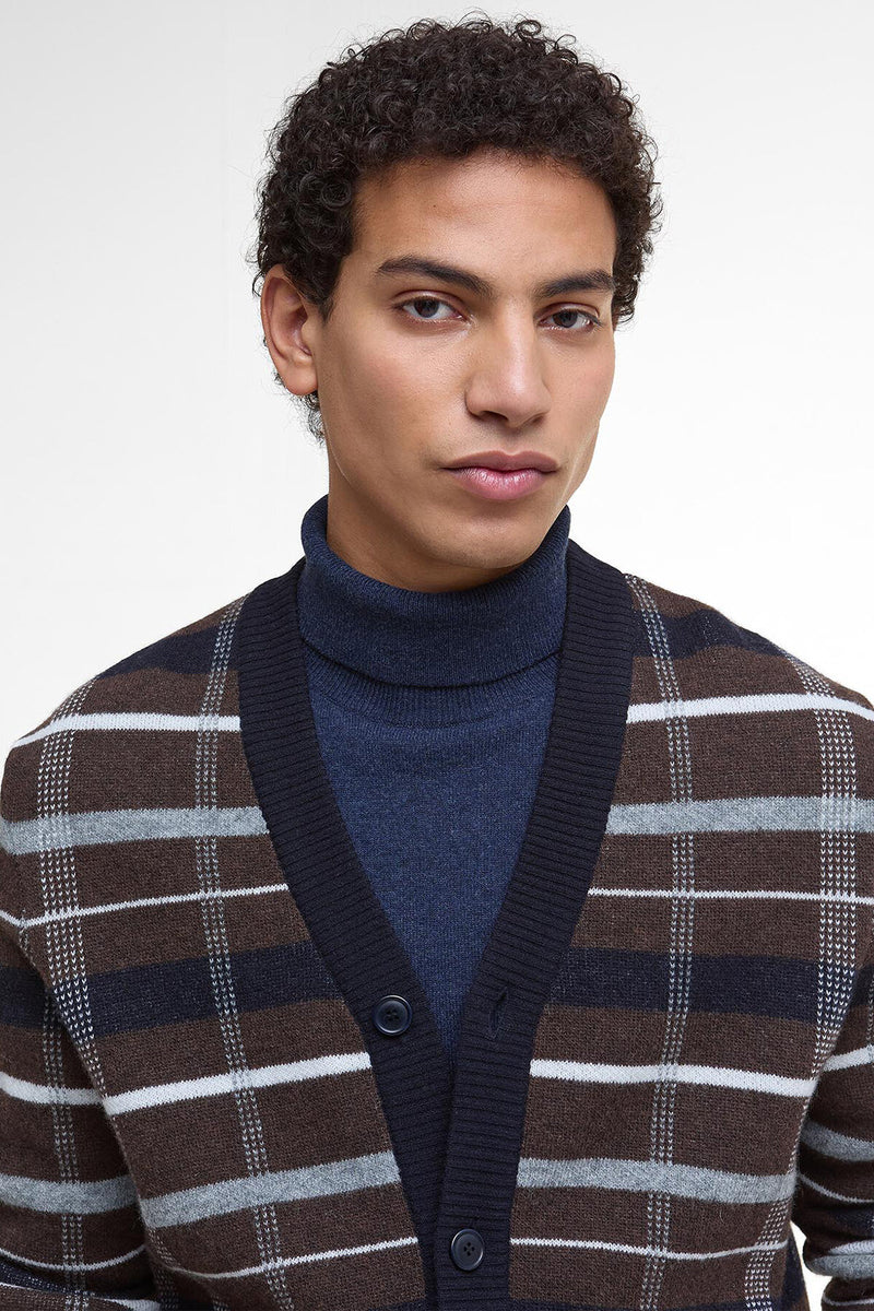 Barbour Kane Tartan Cardigan