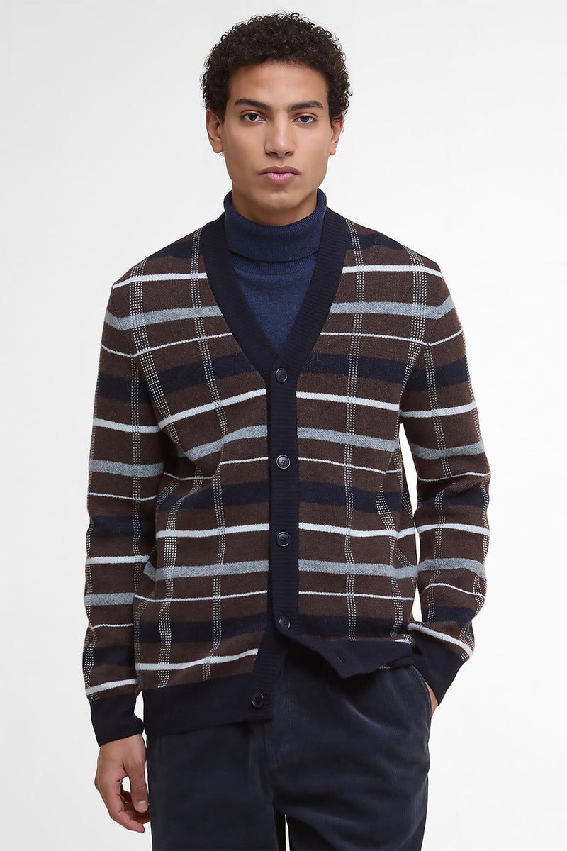 Barbour Kane Tartan Cardigan