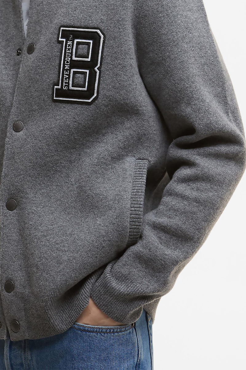 Bomber in maglia Letterman