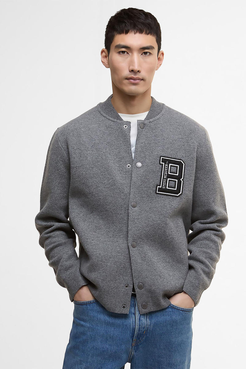 Bomber in maglia Letterman