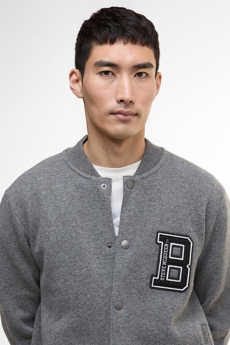 Bomber in maglia Letterman