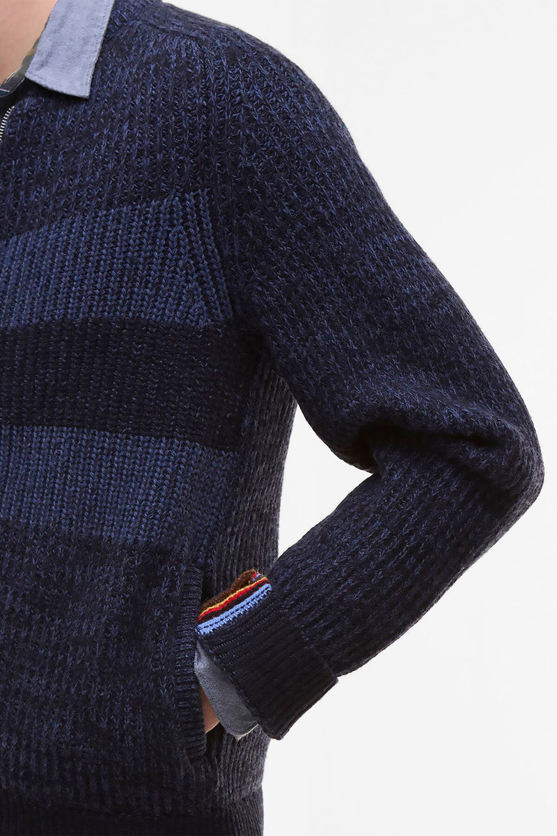 Bomber in maglia Paul Smith loves Barbour