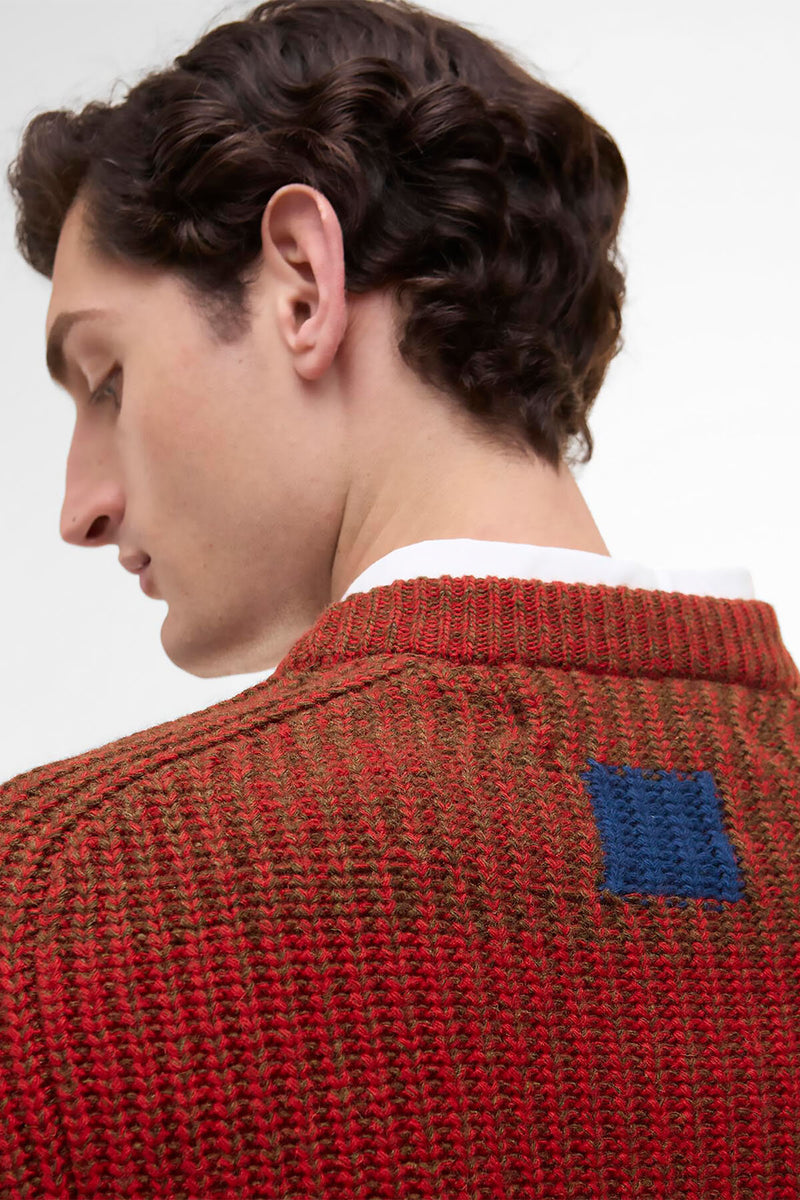 Maglione girocollo Saddle Paul Smith loves Barbour