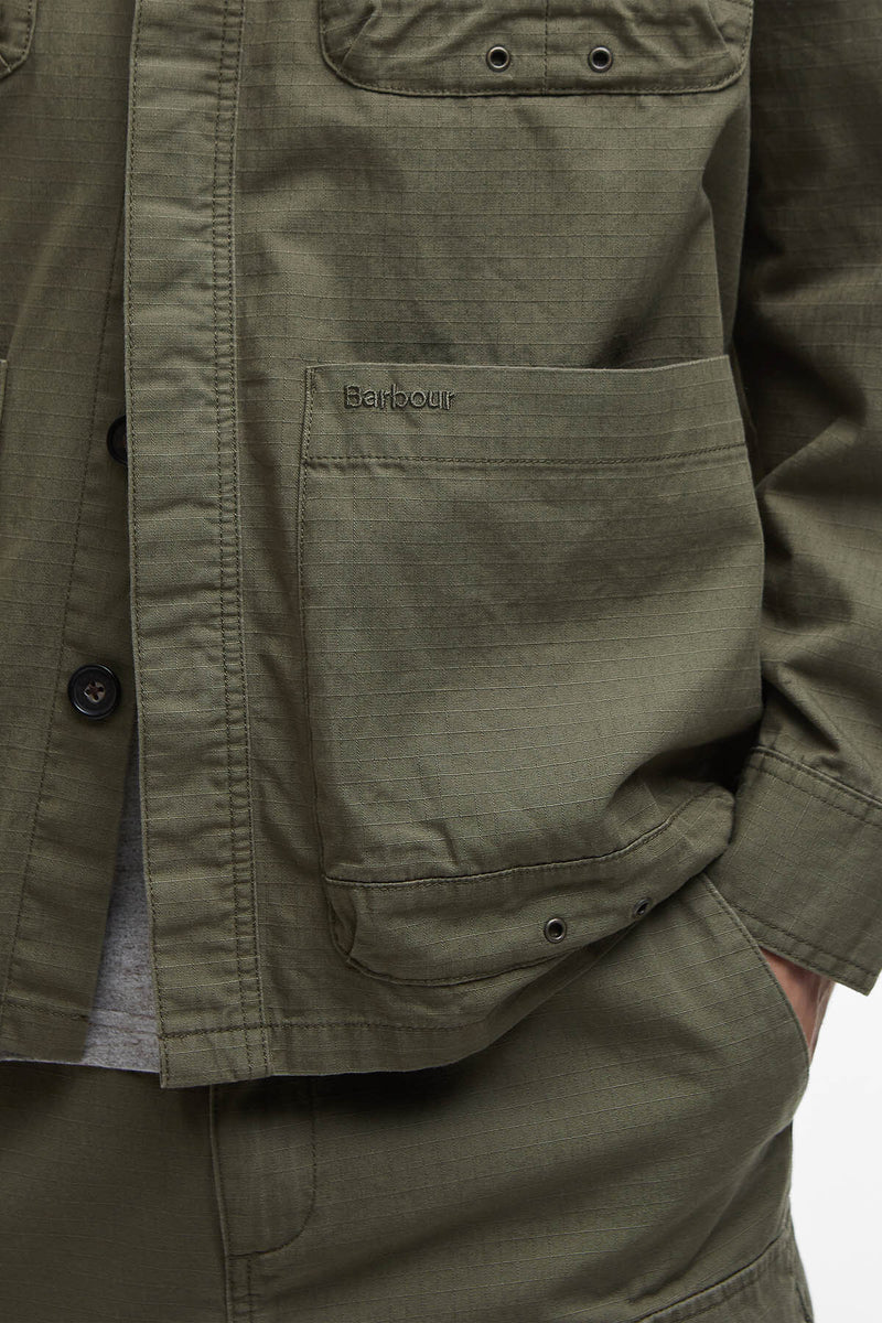 Overshirt in ripstop Westmorland Barbour