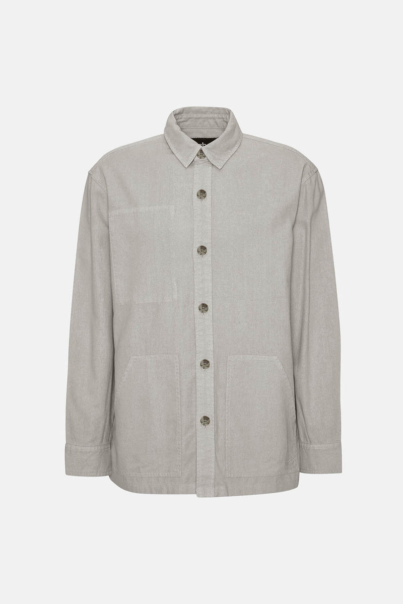 Overshirt in misto lino naturale Barbour