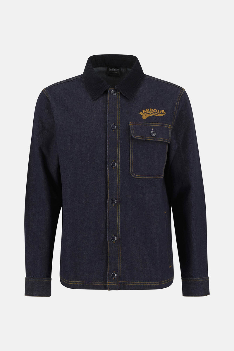 Overshirt in denim Pitstop