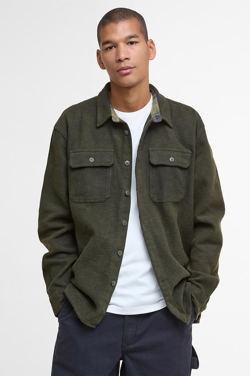Barbour Baystone Relaxed Long-Sleeved Shirt