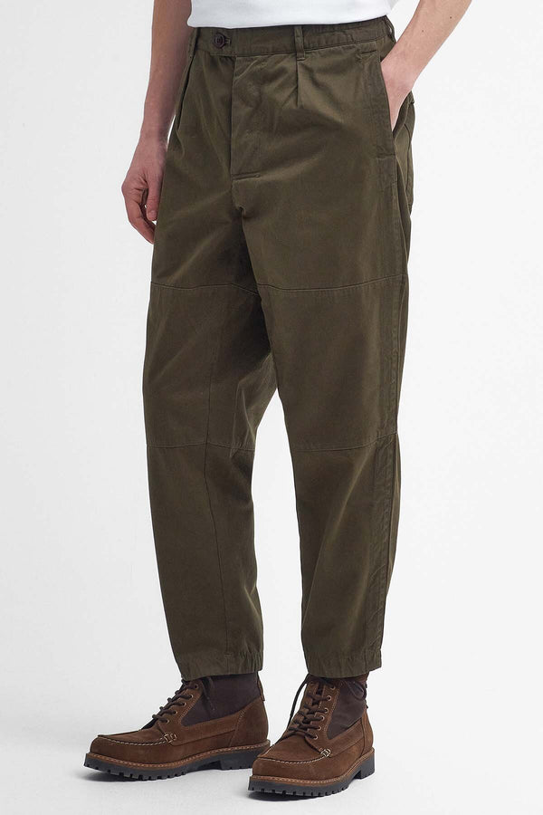 Pantaloni Oakmoor in twill dalla vestibilità comoda Barbour