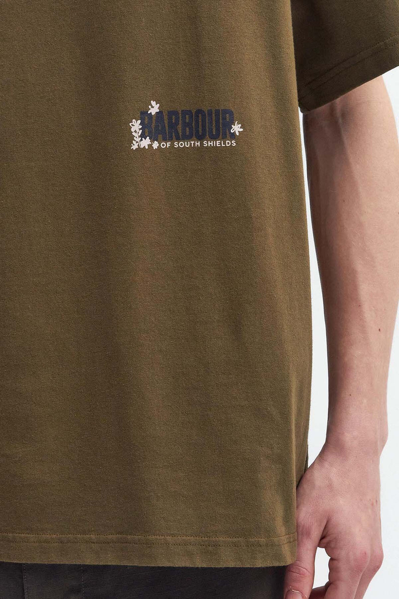 T-shirt oversize con stampa Leonard Barbour