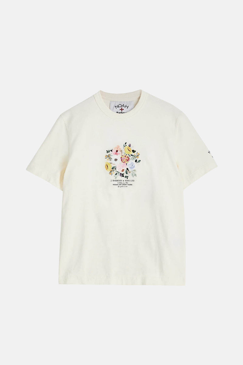 T-shirt a fiori Barbour x NOAH