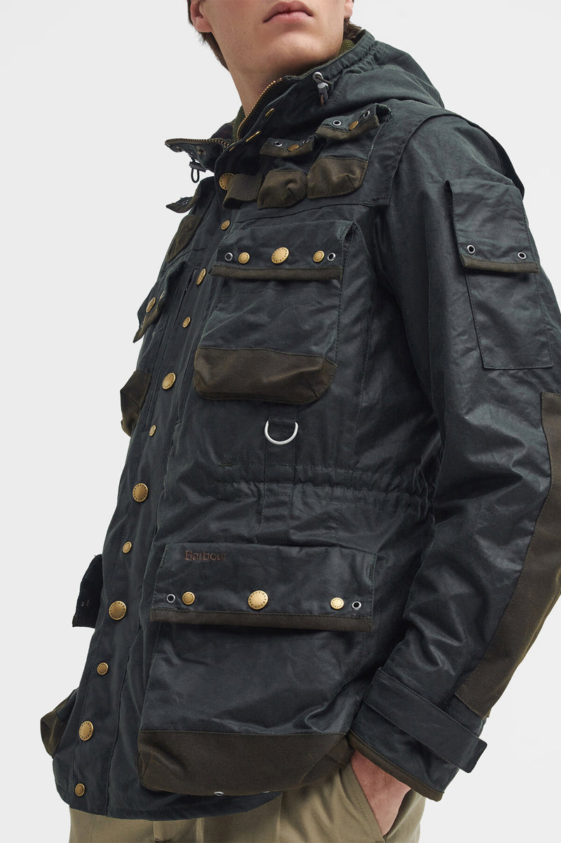 Giacca cerata Military Barbour x TO KI TO