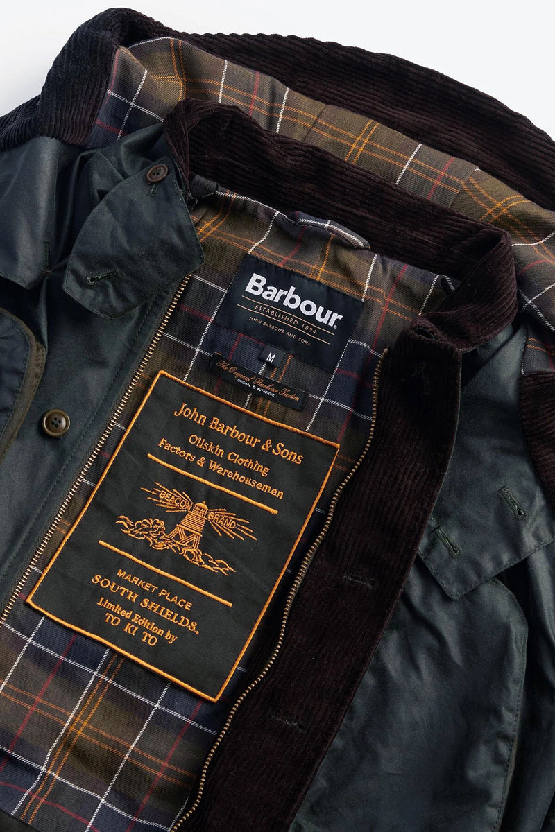 Barbour x TO KI TO Outland Waxed Jacket