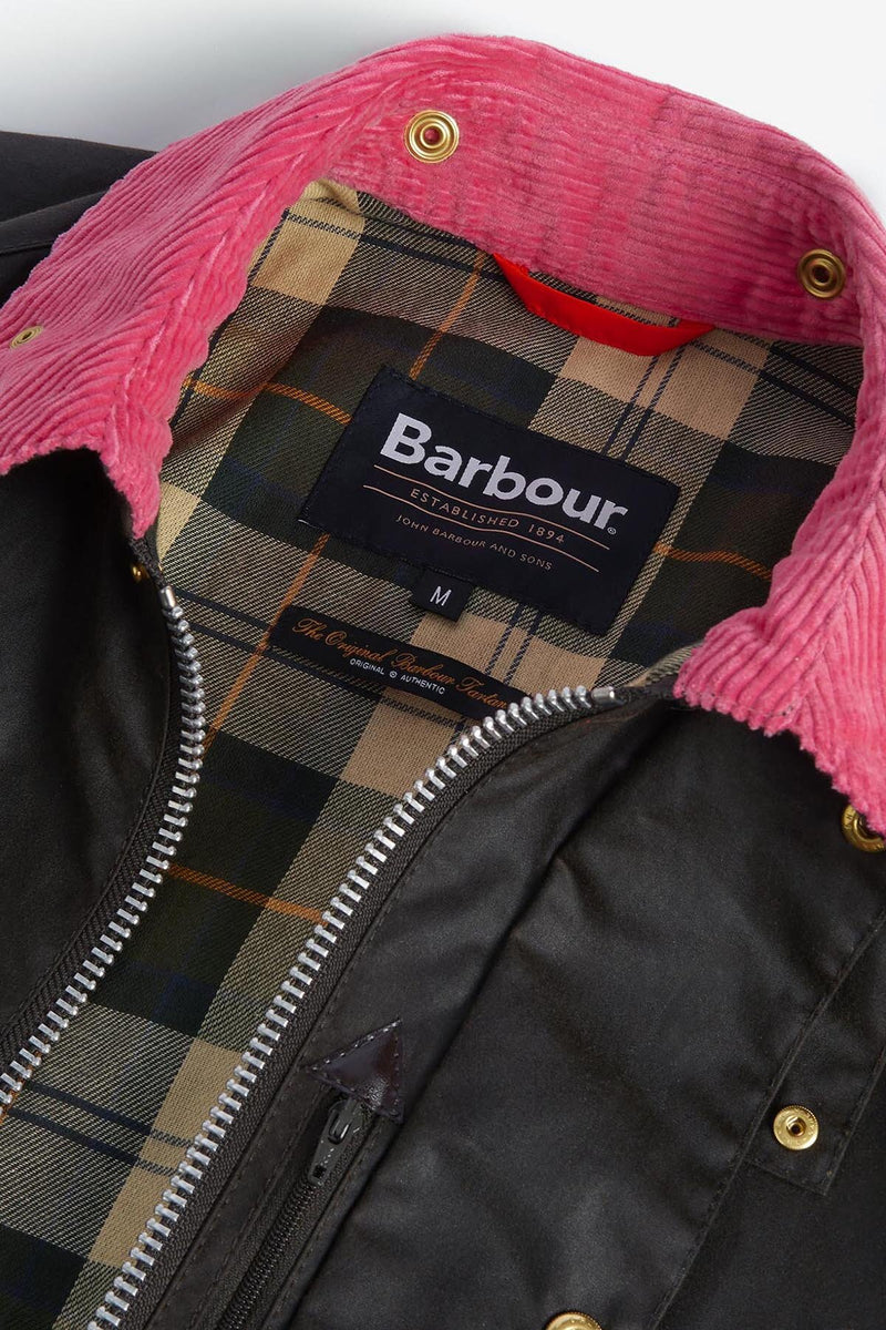 Giacca cerata oversize Transport Barbour x Flower Mountain