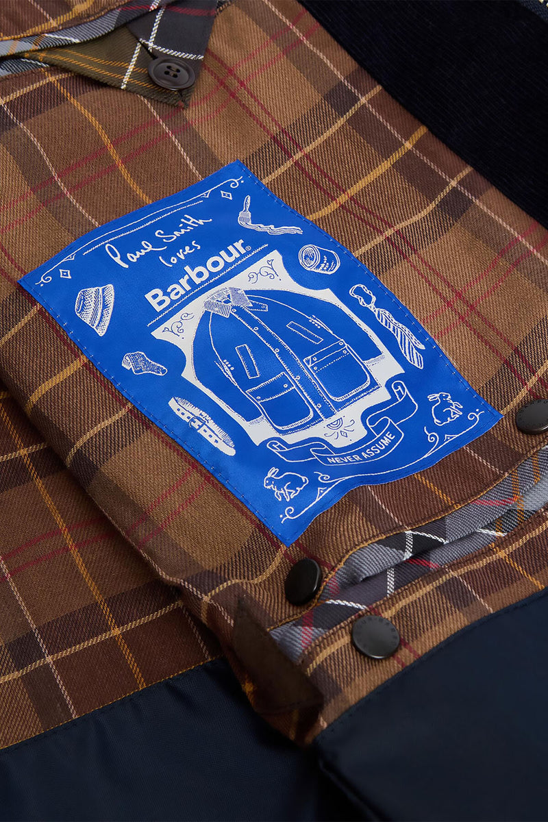 Giacca cerata Beeston Paul Smith loves Barbour