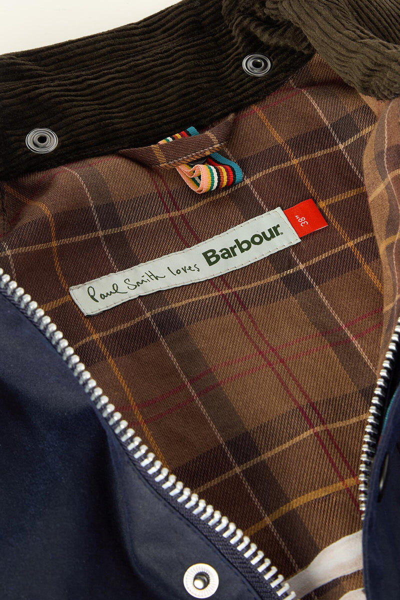 Paul Smith loves Barbour Oversized Bedale Waxed Jacket