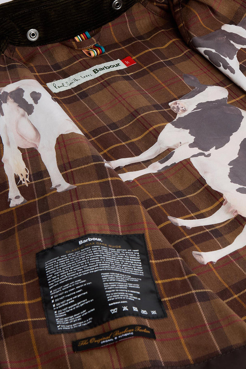 Paul Smith loves Barbour Oversized Bedale Waxed Jacket