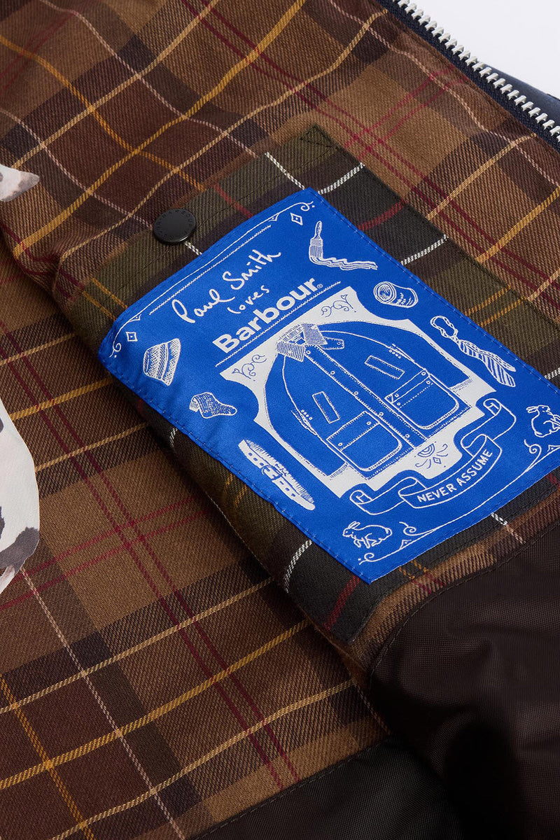 Paul Smith loves Barbour Oversized Bedale Waxed Jacket