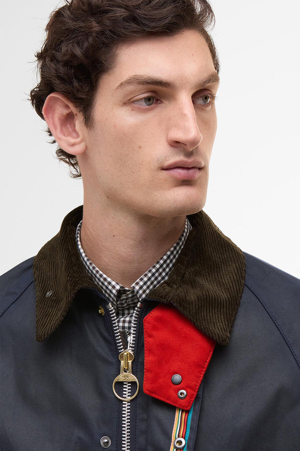 Paul Smith loves Barbour Oversized Bedale Waxed Jacket