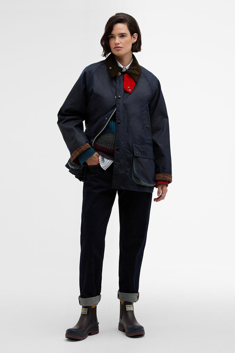 Paul Smith loves Barbour Oversized Bedale Waxed Jacket