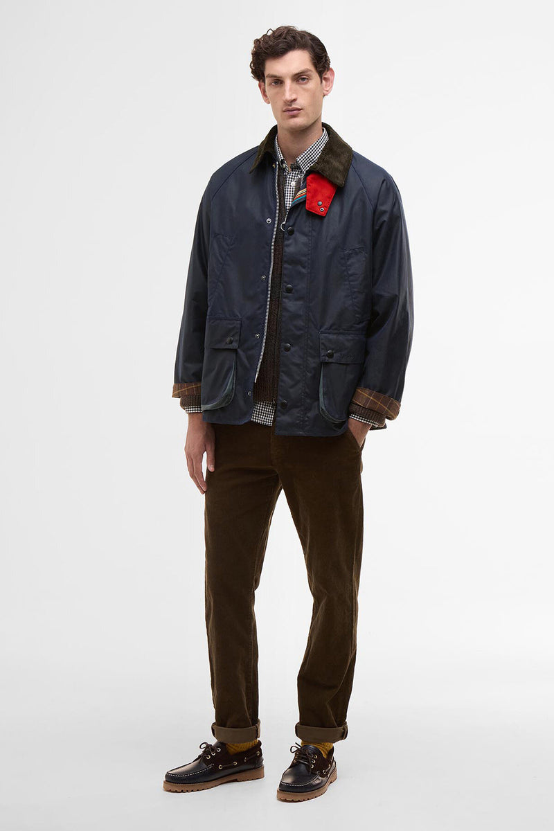 Paul Smith loves Barbour Oversized Bedale Waxed Jacket