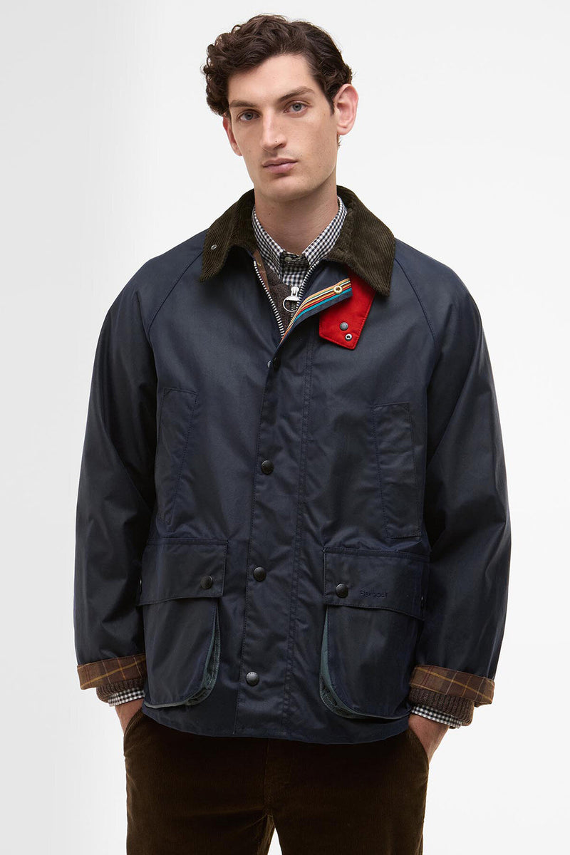 Paul Smith loves Barbour Oversized Bedale Waxed Jacket