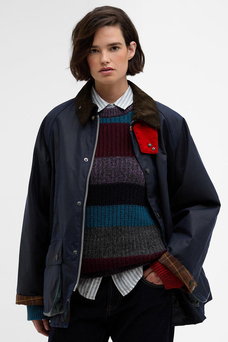 Paul Smith loves Barbour Oversized Bedale Waxed Jacket