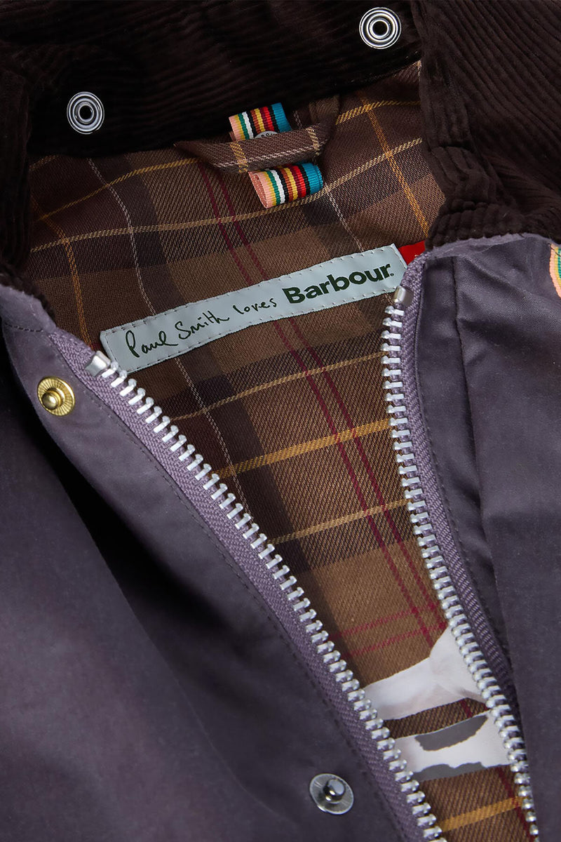 Paul Smith loves Barbour Oversized Bedale Waxed Jacket