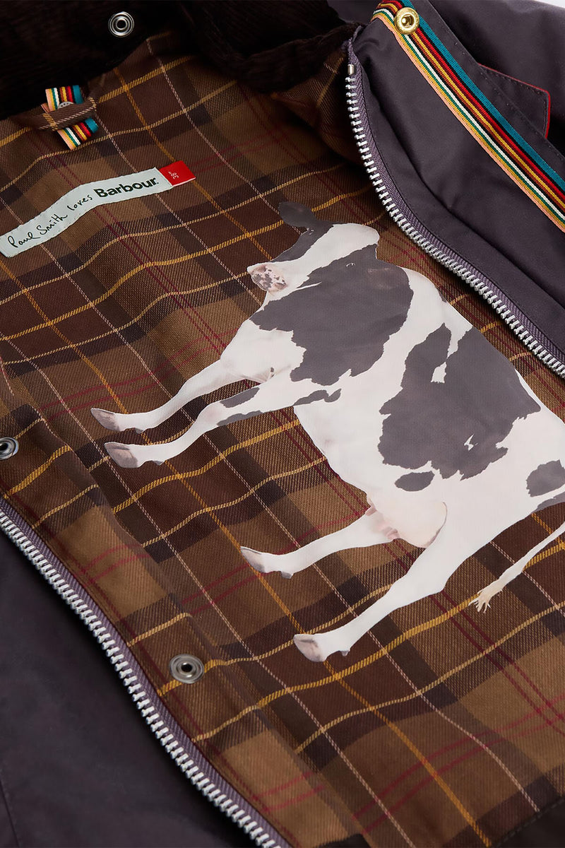 Paul Smith loves Barbour Oversized Bedale Waxed Jacket