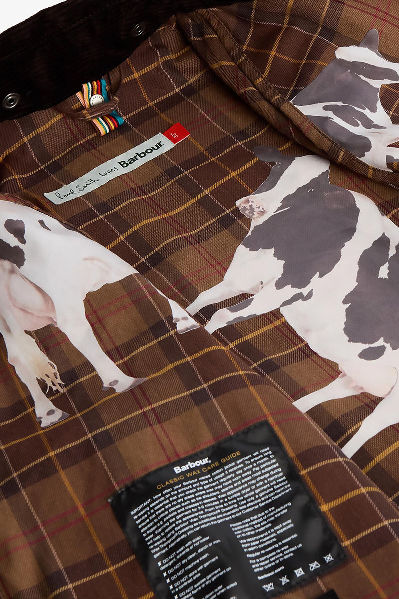 Paul Smith loves Barbour Oversized Bedale Waxed Jacket