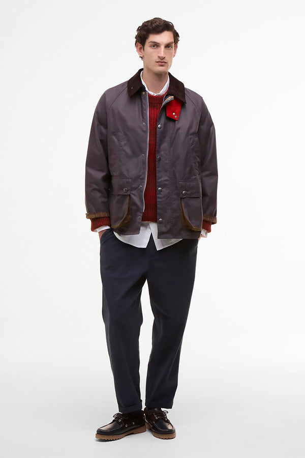 Giacca cerata Bedale oversize Paul Smith loves Barbour