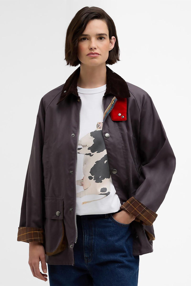 Paul Smith loves Barbour Oversized Bedale Waxed Jacket