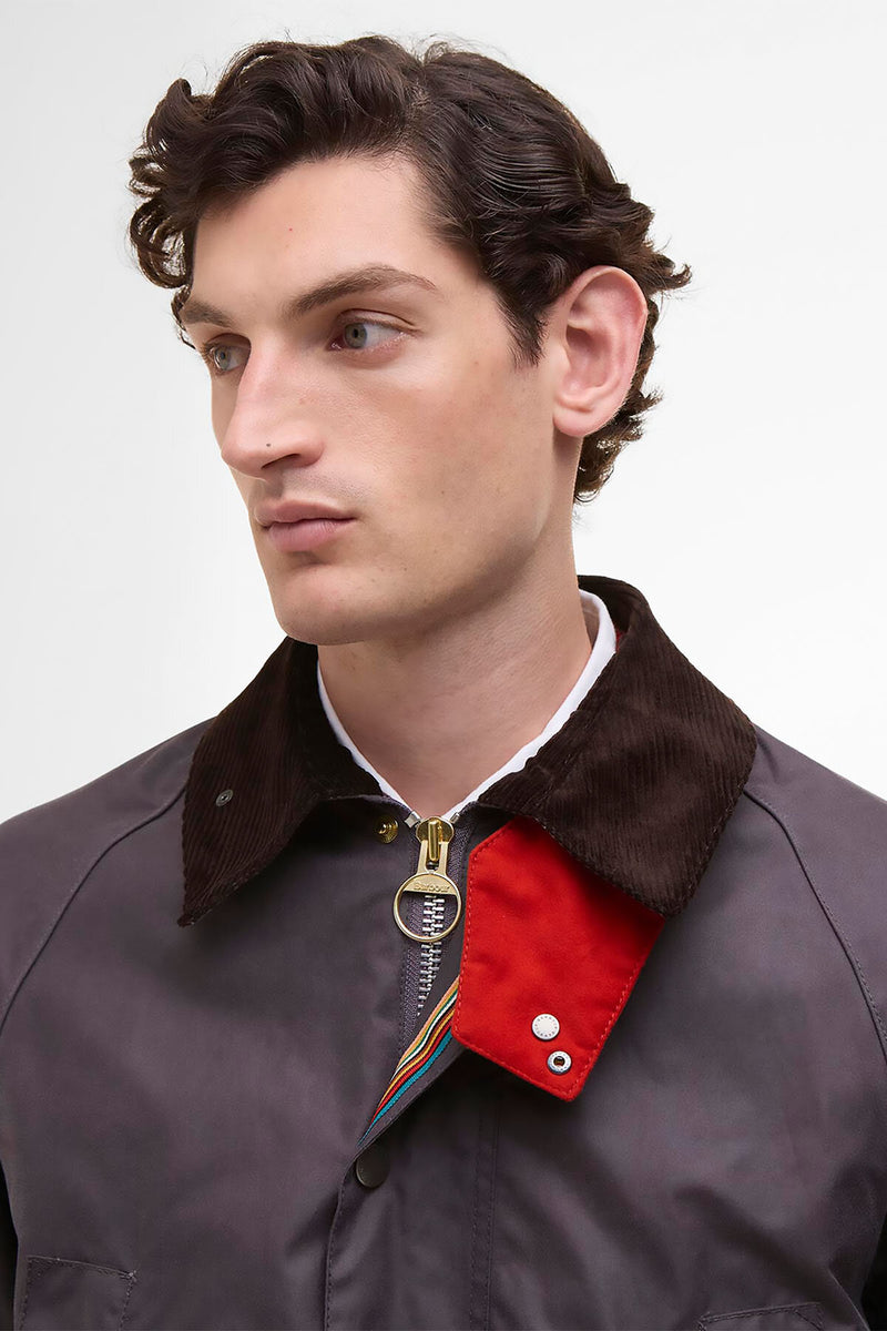 Paul Smith loves Barbour Oversized Bedale Waxed Jacket