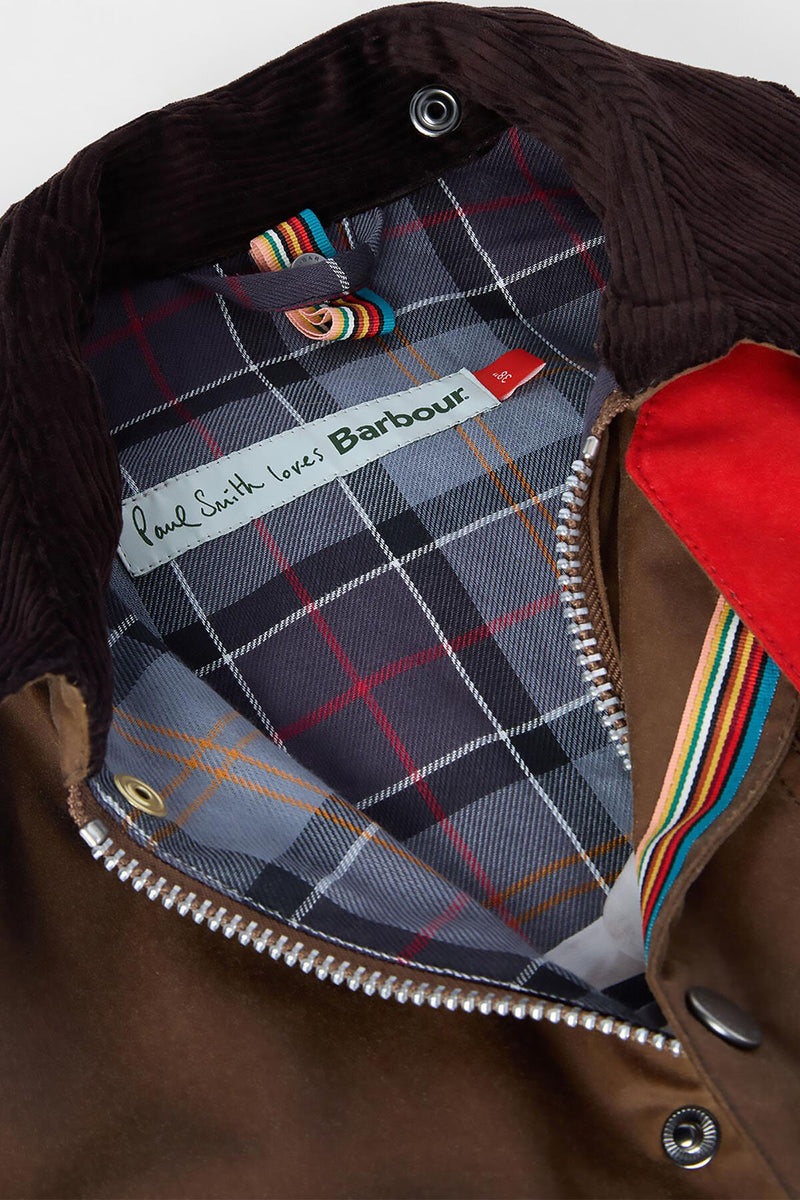 Paul Smith loves Barbour Oversized Bedale Waxed Jacket