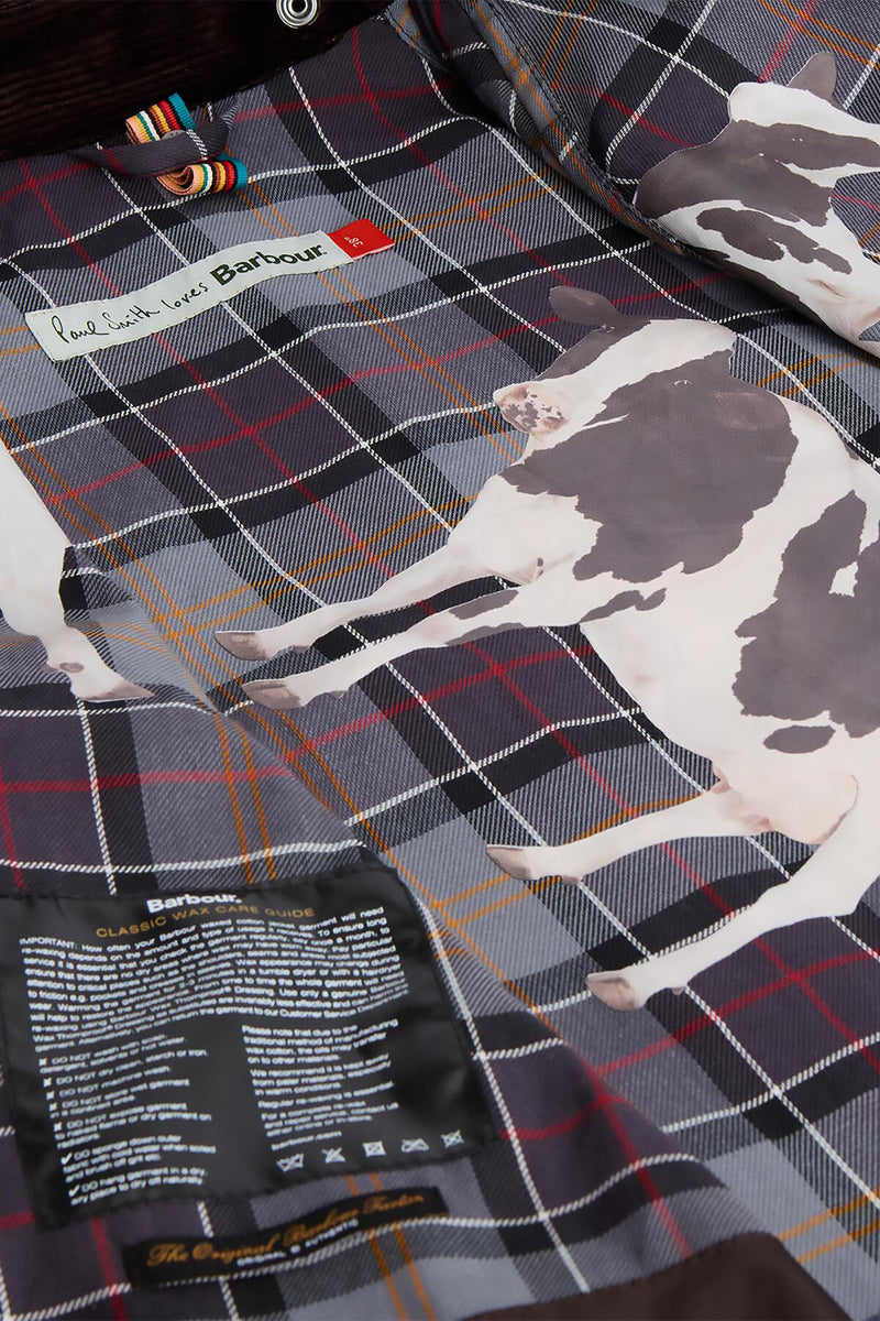 Paul Smith loves Barbour Oversized Bedale Waxed Jacket