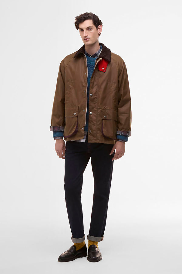 Paul Smith loves Barbour Oversized Bedale Waxed Jacket