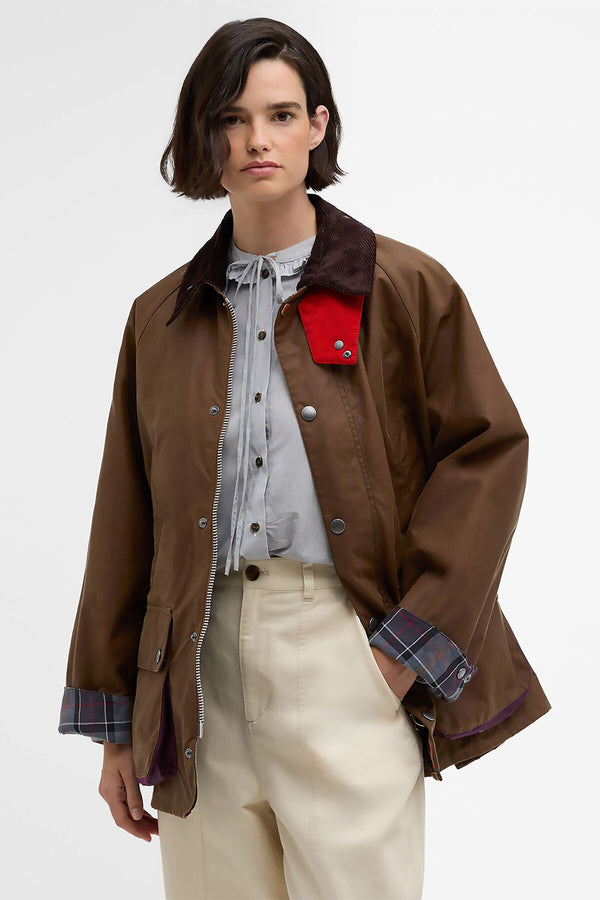 Paul Smith loves Barbour Oversized Bedale Waxed Jacket