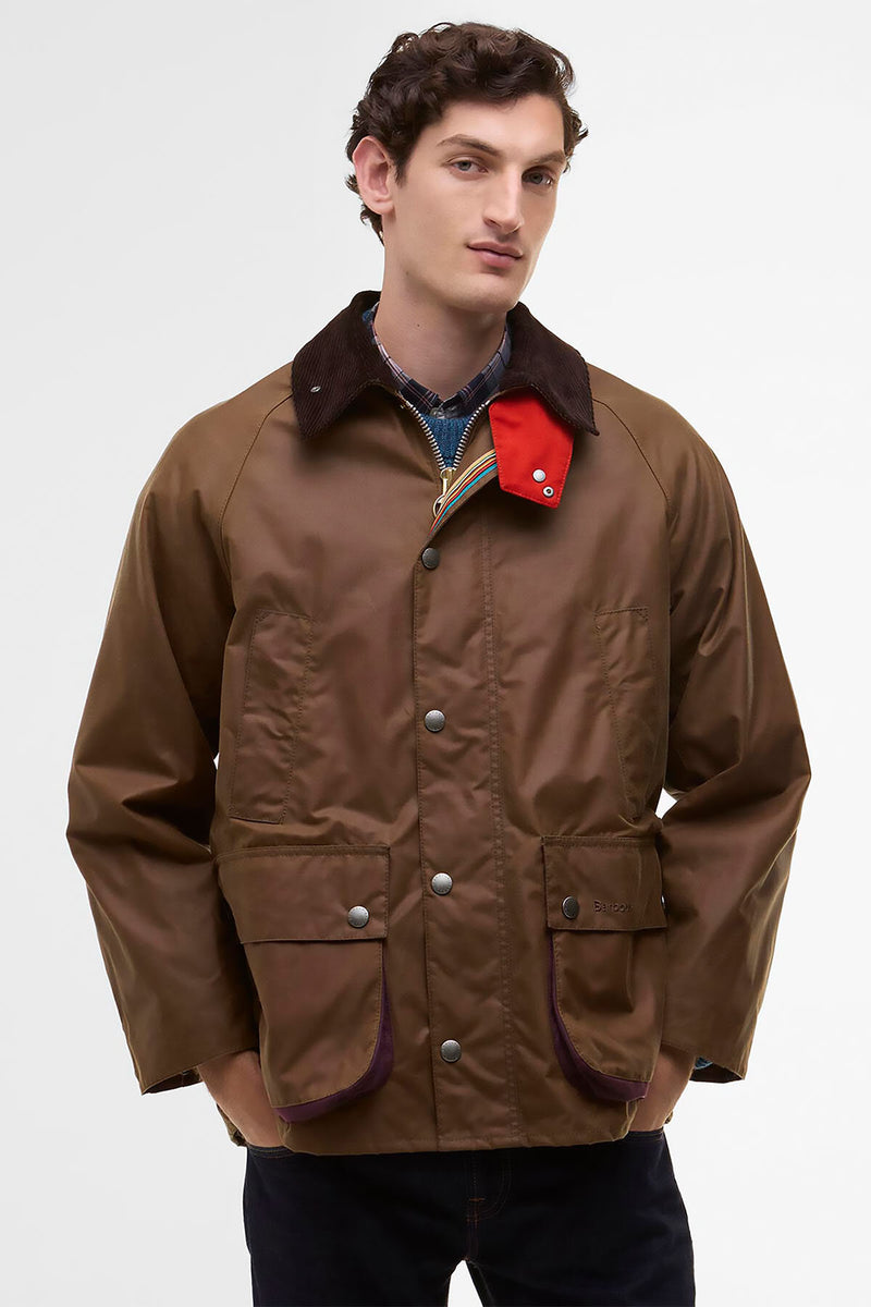 Paul Smith loves Barbour Oversized Bedale Waxed Jacket