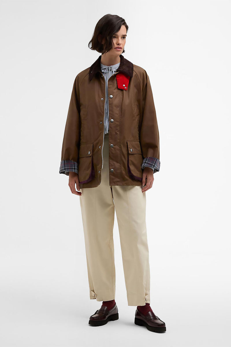 Paul Smith loves Barbour Oversized Bedale Waxed Jacket
