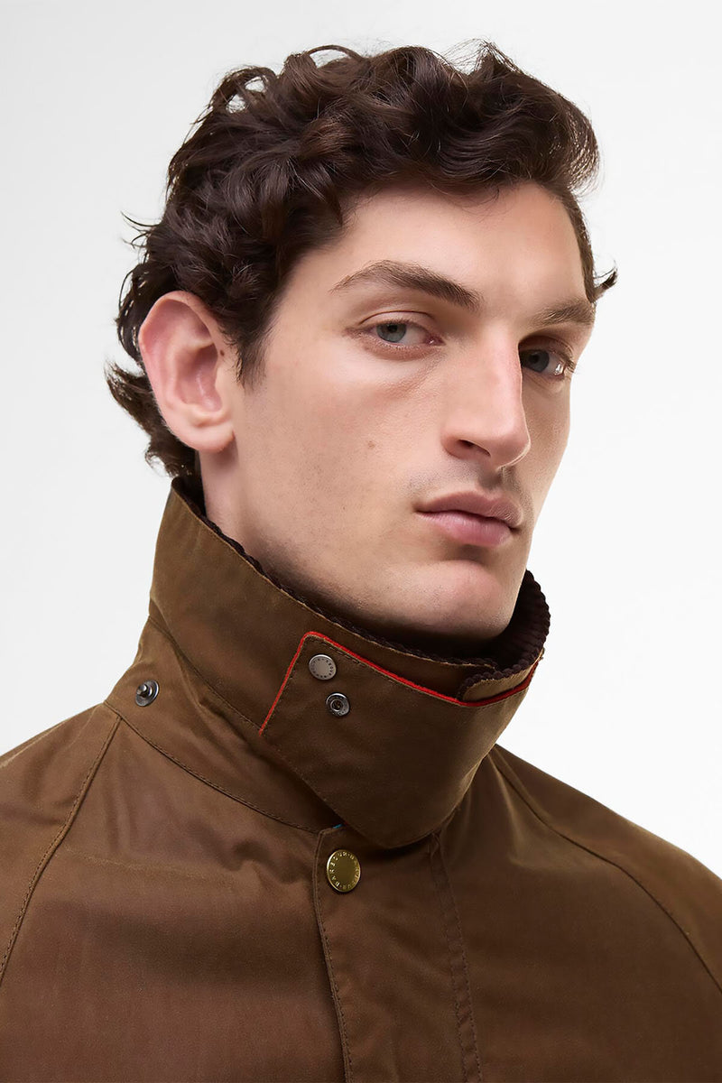 Paul Smith loves Barbour Oversized Bedale Waxed Jacket