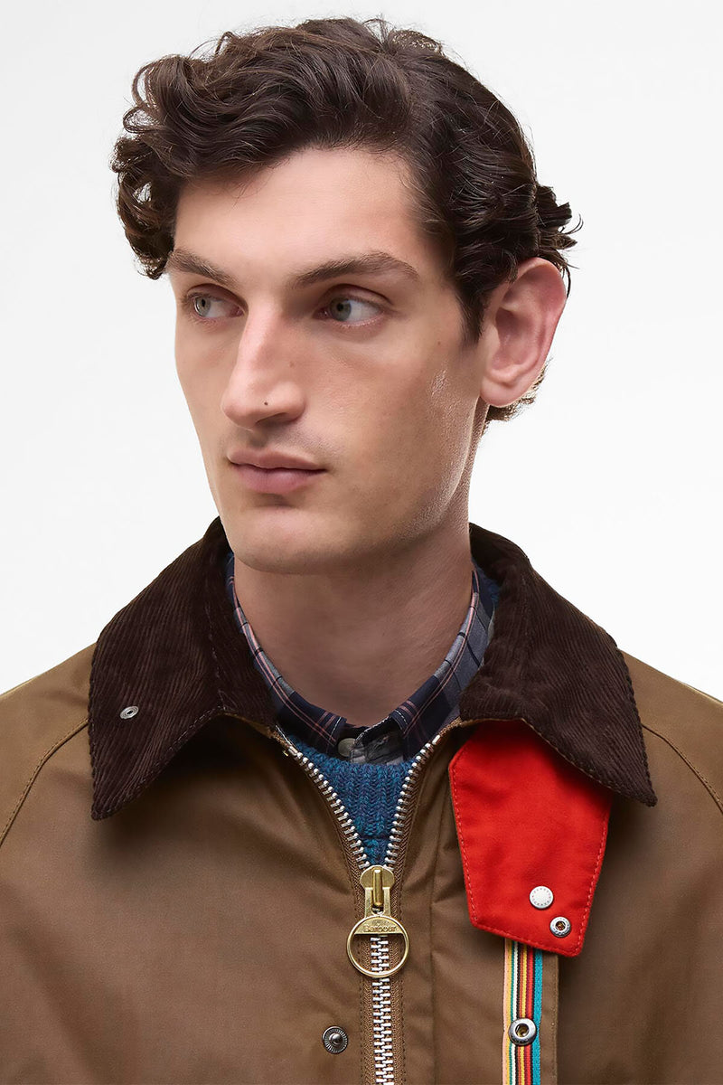 Paul Smith loves Barbour Oversized Bedale Waxed Jacket