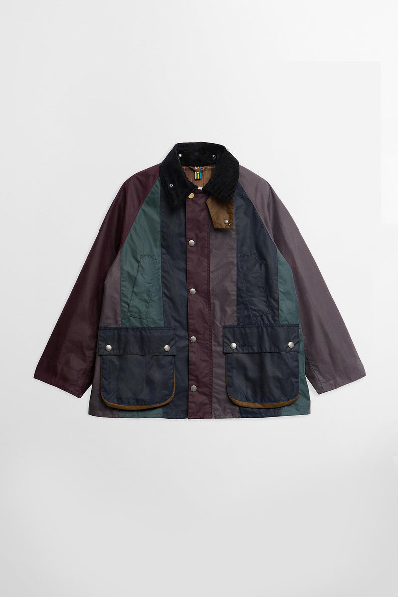 Paul Smith loves Barbour Striped Oversized Bedale Waxed Jacket
