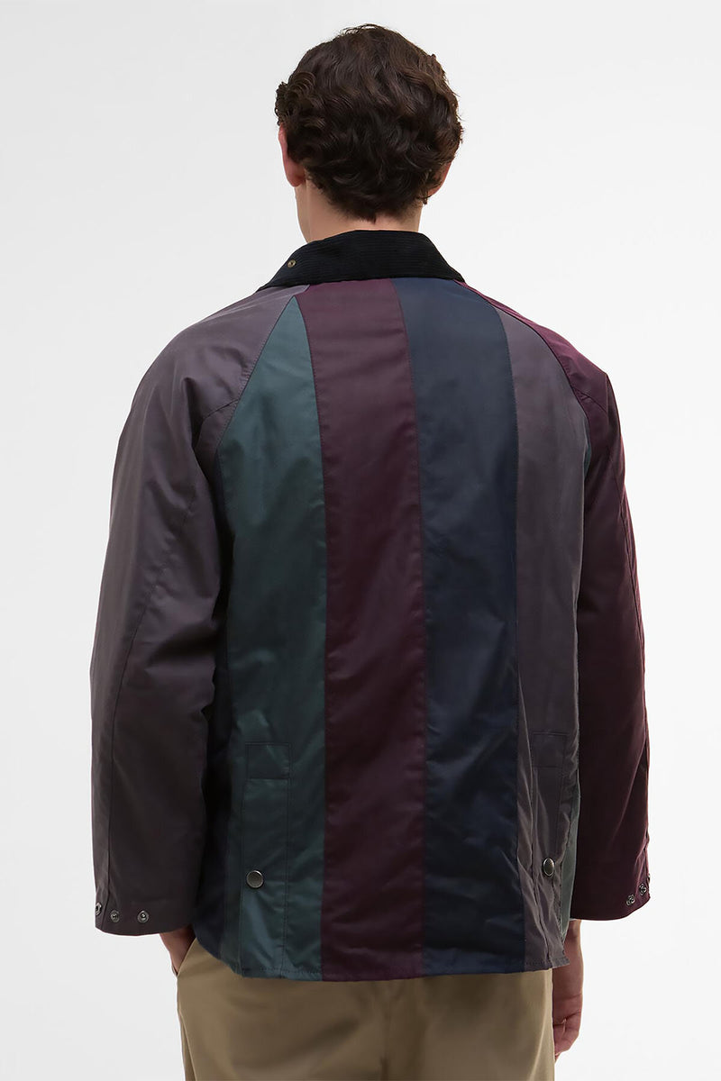 Paul Smith loves Barbour Striped Oversized Bedale Waxed Jacket