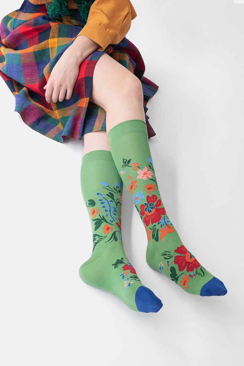 Flower Forest Socks