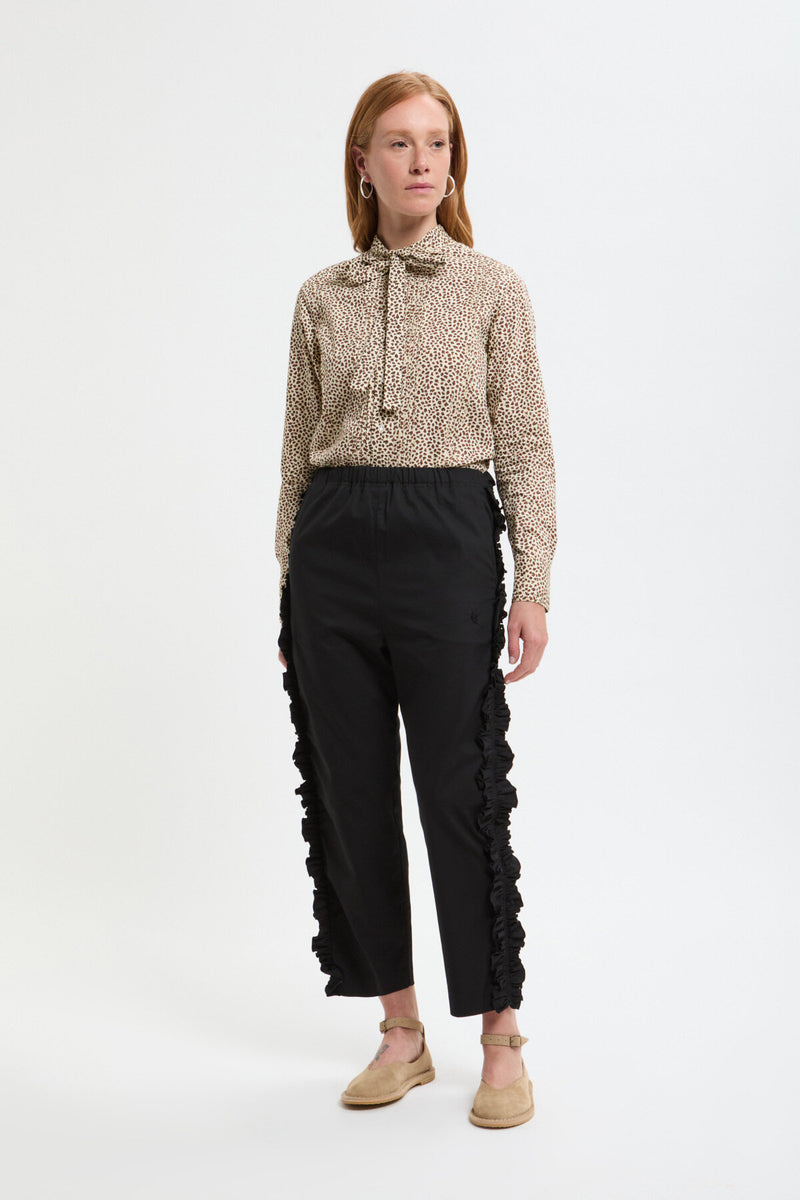 Frill Side Pants