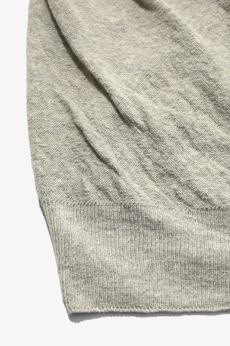 Mock Neck Sheer Sweater