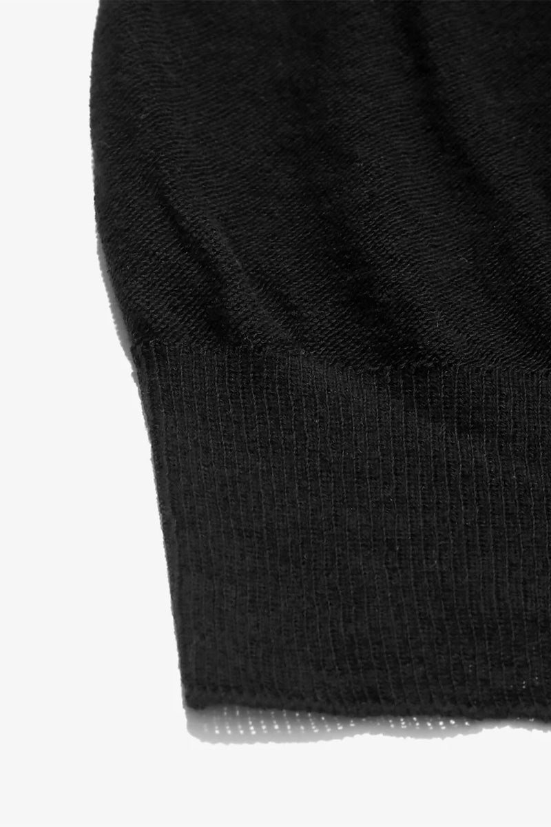 Mock Neck Sheer Sweater