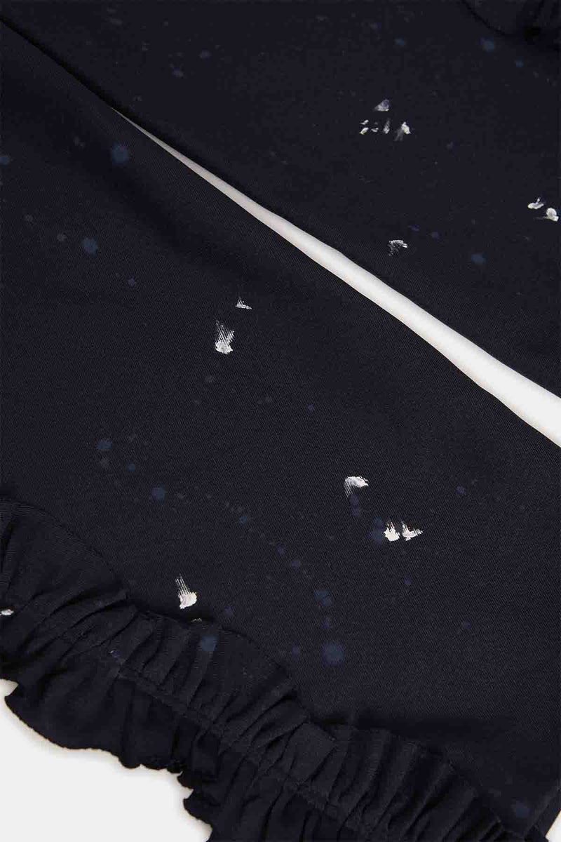 Pantaloni con frappe laterali