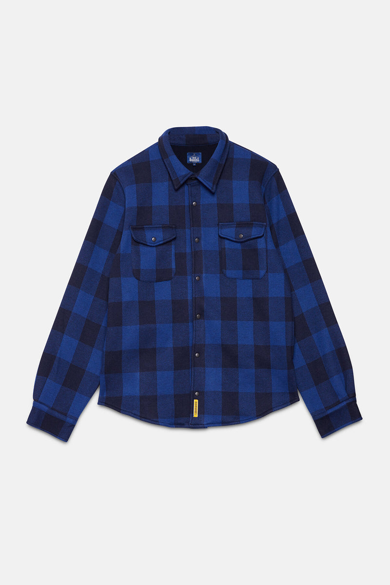 Overshirt a quadri in Micropile