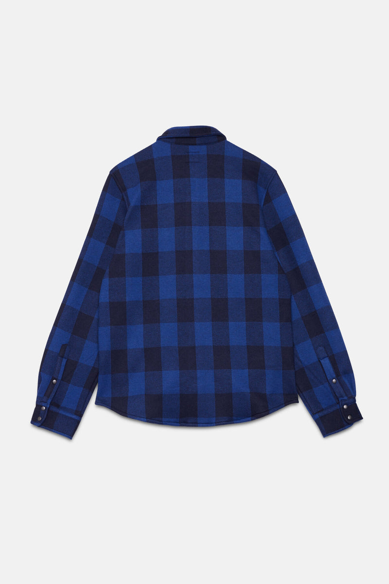 Overshirt a quadri in Micropile